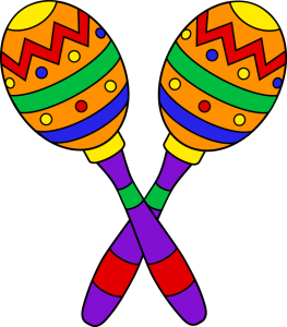 a pair of cinco de mayo maracas